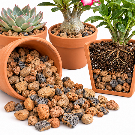 Argila Expandida 1506 para Plantas,Decoração,Drenagem – 500 g