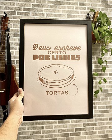 Quadro Linhas e Tortas
