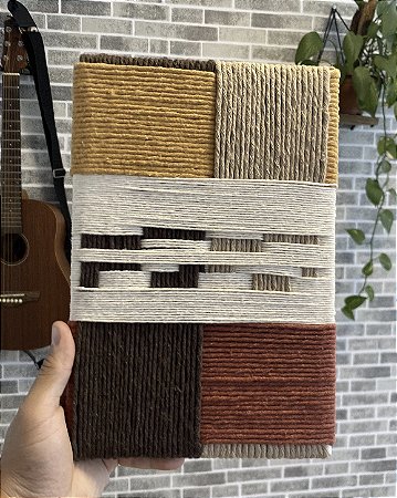 Quadro Brasa Macramê Peça Única