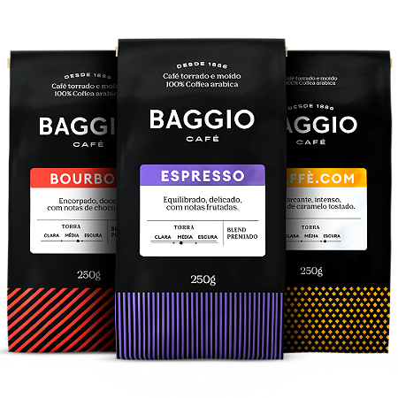 Kit Escritório Baggio Café 2kg Moídos