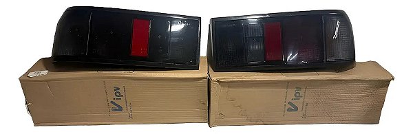 Par Lanterna Traseira Vw Apollo Fumê Original Ipv Arteb Ambos Lados Fumê