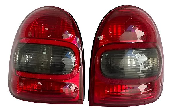 Par Lanterna Traseira Corsa Wind 99 / 02 Original Carto Ambos Lados Bicolor