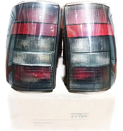 Par Lanternas Traseiras Gm Ômega Suprema Fumê Original Nova