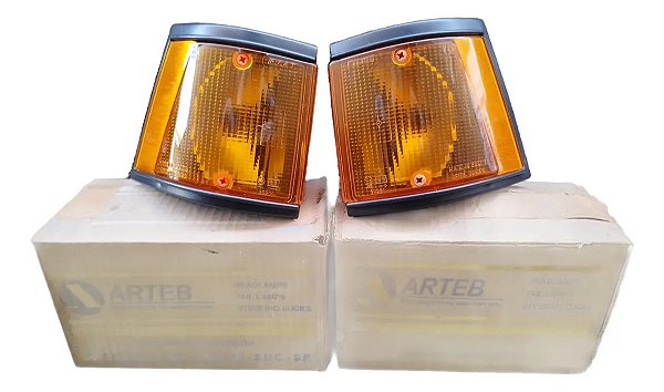 Par Pisca Seta Fiat 147 Spazio Original Arteb Logo Fiat Âmbar