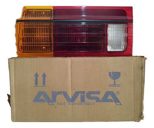 Lanterna Traseira Voyage 88 / 90 Tricolor Original Arvisa Esquerdo/motorista Tricolor