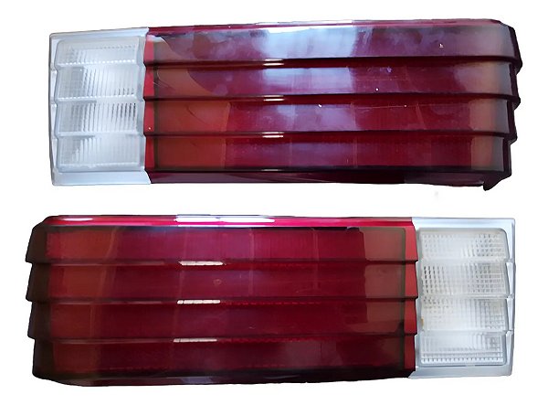 Par Lanterna Traseira Corcel Ii Rubi Original Polimatic Ford Ambos Lados Rubi