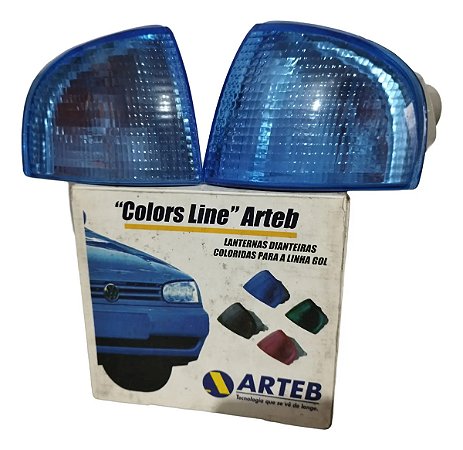 Par Pisca Seta Gol Bola 95 Azul Colors Line Arteb Original