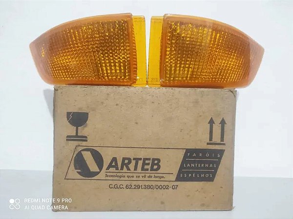 Par Lanterna Dianteira Escort Xr3 93/96 Mk5 Arteb Logo Al