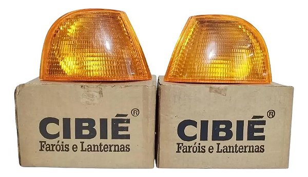 Par Pisca Seta Vw Santana 91 / 97 Âmbar Cibié Original Novo