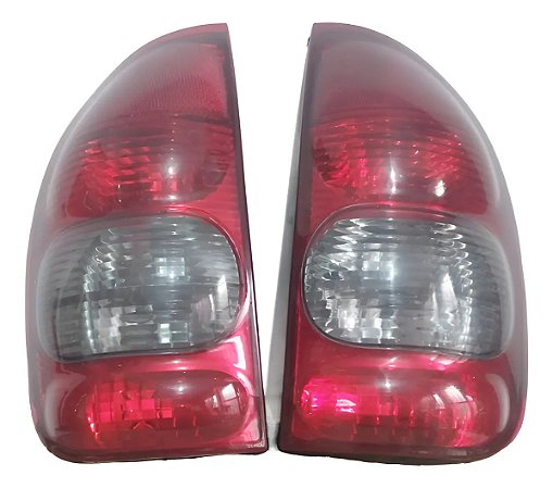 Par Lanterna Traseira Corsa Wagon Pick-up Sport 99/02 Cibié Esquerdo Bicolor Original