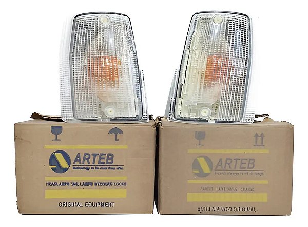 Par Pisca Seta Fiat Uno Fiorino Arteb Original Cristal 84/90