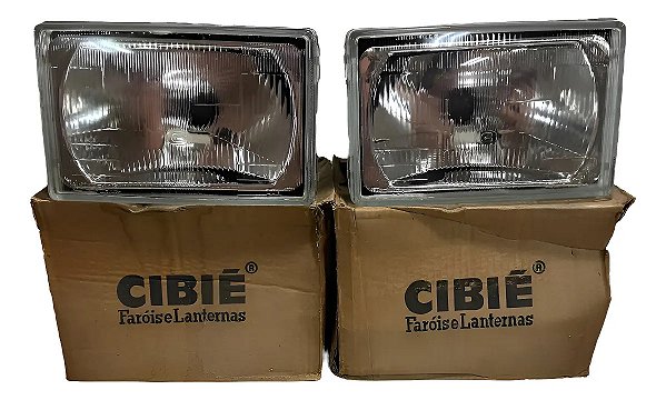 Par Farol Gm Opala 80 / 87 Cibié Original Assimétrico Novo Ambos Lados