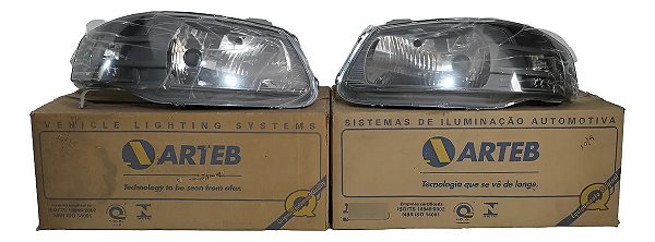 Par Farol Gol Saveiro Parati 06 / 12 Original Arteb Cinza Ambos Lados