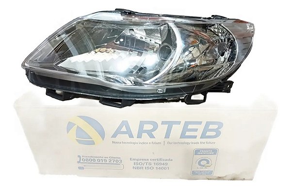 Farol Vw Gol Voyage Saveiro G5 10 / 11 Simples L/e Original Esquerdo