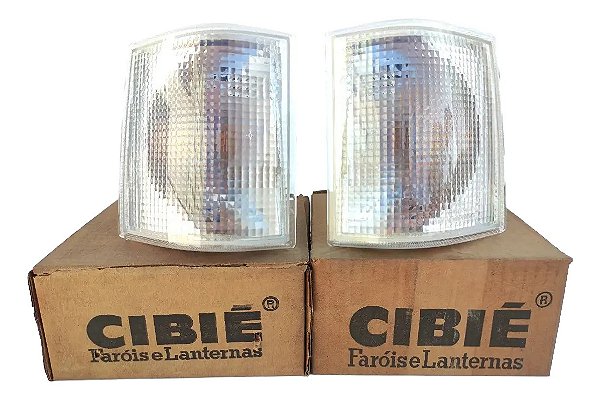Par Lanterna Pisca Seta D20 Bonanza Veraneio Original Cibié Cristal