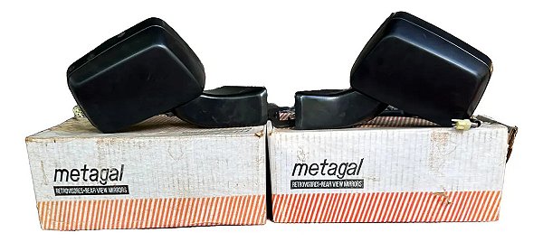 Par Retrovisor Elétrico Opala 88 / 90 Novo Original Metagal