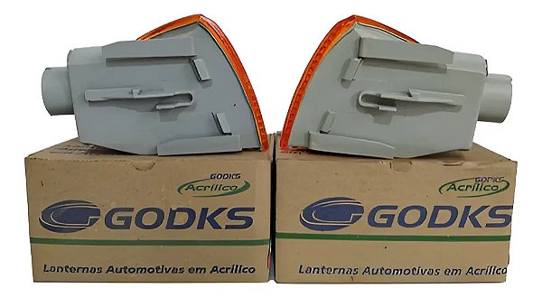 Par Pisca Seta Vw Gol G2 95/99 Âmbar Encaixe Arteb 1° Linha
