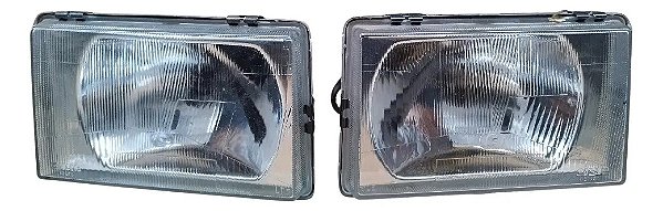 Par Farol Vw Gol Saveiro 87 / 90 Original Cibié Assimétrico  Direito