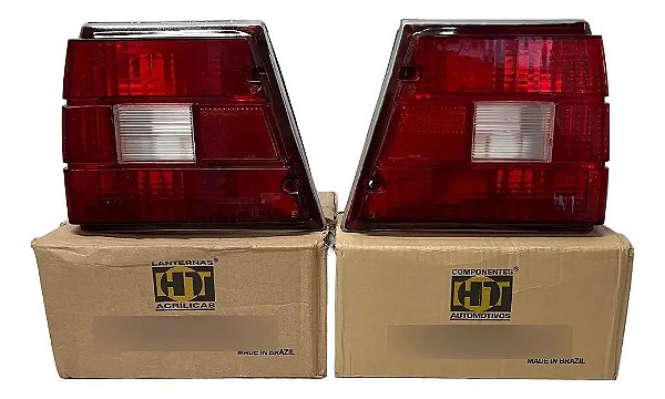 Par Lanterna Caravan Original Rubi Nova Ht Padrão Polimatic Ambos Lados Rubi