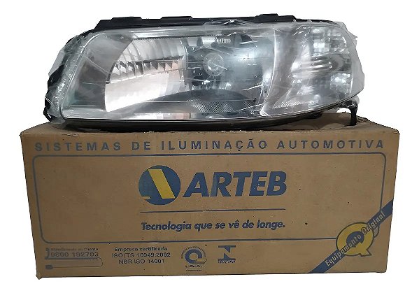 Farol Gol Parati Saveiro G3 99 / 05 Simples Arteb Original Esquerdo/motorista