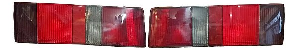 Par Lanterna Traseira Ford Escort Xr3 87/92 Original Fumê Esquerdo Fumê