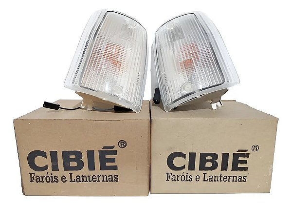 Par Pisca Seta Fiat Uno Cibié Original 84 / 90 Cristal Novo