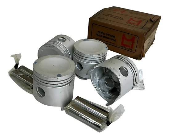 Jogo Pistao Fusca Kombi 1500 Refrigerado Ar Std Metal Leve