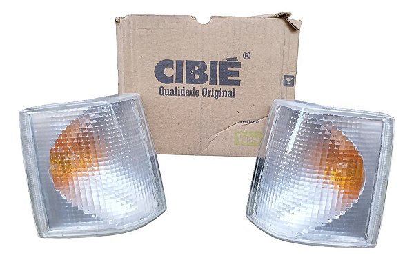 Par Pisca Seta Opala 88 / 92 Cristal Original Cibié Sem Logo Cristal