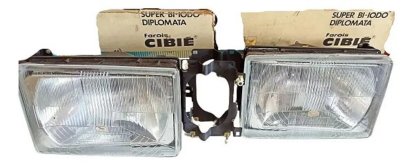 Par Farol Gm Opala Diplomata 85 / 87 Cibié Bi-odo Original Esquerdo