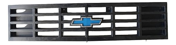 Grade Gm Chevrolet D20 A20 C20 Com Emblema Original Preto Fosco