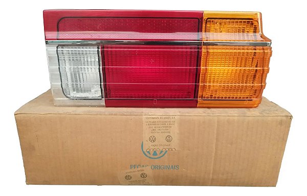 Lanterna Traseira Voyage 85 / 90 Arteb Hella Logo Vw Audi Direito/passageiro Tricolor