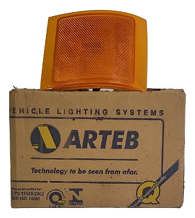 Pisca Lateral Ld Silverado Arteb 2500074 Original Âmbar