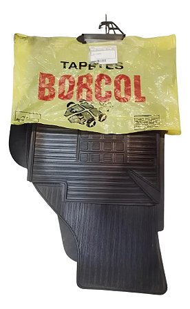 Tapete Borracha Borcol Preto Fiat Tempra Original Novo  Preto