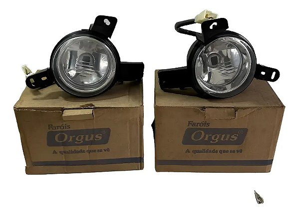 Par Farol Milha Ford Ecosport 2008 A 2012 Original Orgus Preto