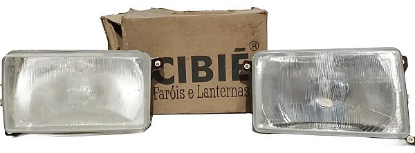Par Farol Vw Santana Gl Cibié Original 87 / 90 Bi-iodo Novo Esquerdo