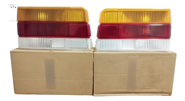 Par Lanternas Traseiras Gm Chevette 87 / 93 Arteb Original  Tricolor