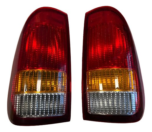 Par Lanterna Traseira Ford F250 Original Cibié Ambos Lados Tricolor