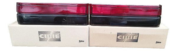 Par Lanterna Traseira Gm Opala 88 / 92 Fumê Original Cibié Ambos Lados Fumê