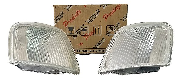 Par Pisca Seta Escort Xr3 93 96 Europeu Mk5 Cristal Acrilux Cristal
