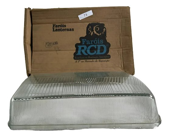 Lente Vidro Farol Vw Santana Gls 87 / 90 Le  Rcd