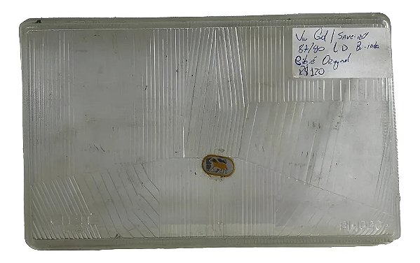 Lente Farol Gol Saveiro 87 A 90 Ld Cibié Bi-iodo Cibié