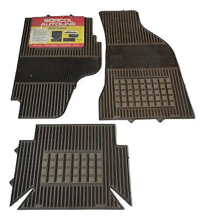 Tapete Borracha Marrom Fiat Tempra Borcol Original Época Marrom