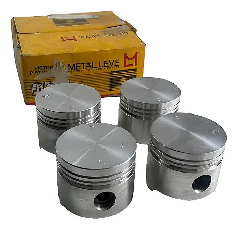 Jogo Pistões Motor Ford Corcel 1.4 Gasolina 0,50 Metal Leve
