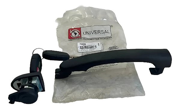 Maçaneta Externa Fiat Strada 2007 A 2019 Universal 70906 Preto Dianteira