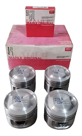 Kit Pistão Anel Fiat Tempra 2.0 8v Álcool 0,60 Orginal Mahle