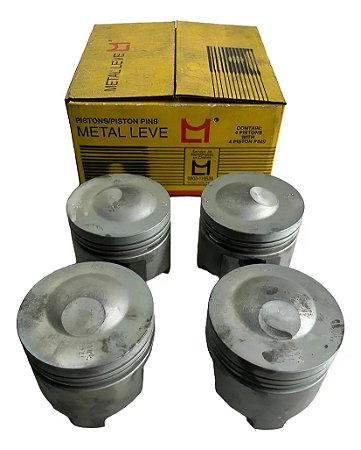 Jogo Pistão Ford Corcel 1.6 Até 83 Álcool 0,50 Metal Leve