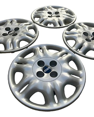 Jogo Calotas Fiat Marea Weekend Brava Original Fiat 46528338 Cinza