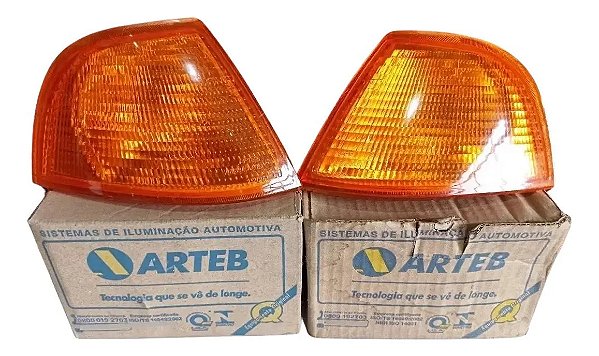 Par Pisca Seta Gm Monza Tubarão 91/96 Âmbar Arteb Original