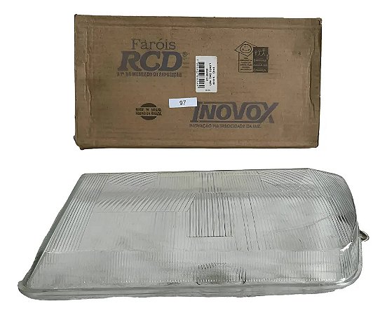 Lente Vidro Farol Ford Del Rey 85 / 92 Rcd Esquerdo