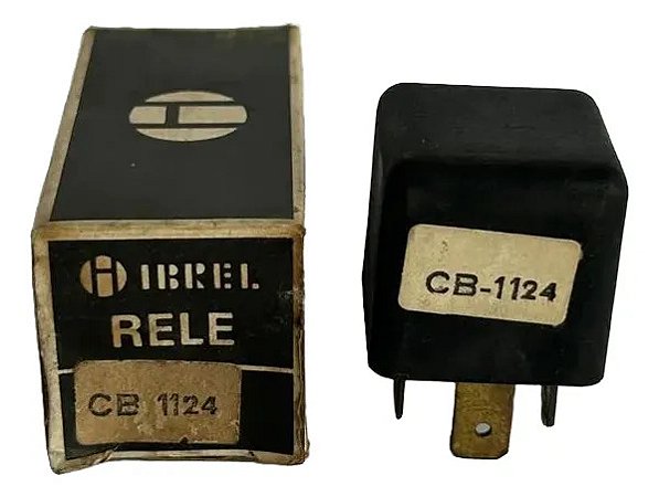 Relé Auxiliar Original Ibrel Cb1124 4 Pinos 12v